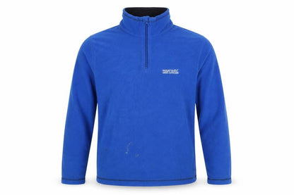 Mens UK Size S Regatta Great Outdoors Blue 1/4 Zip Sweatshirt