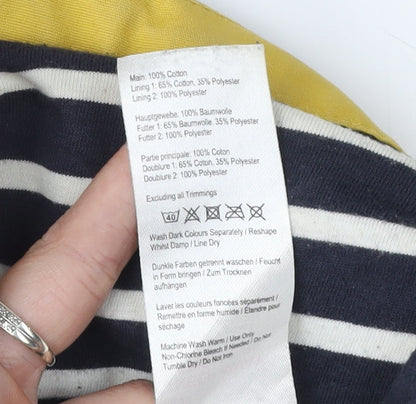 Womens UK Size 8 Joules Yellow Rain Coat