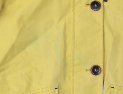 Womens UK Size 8 Joules Yellow Rain Coat