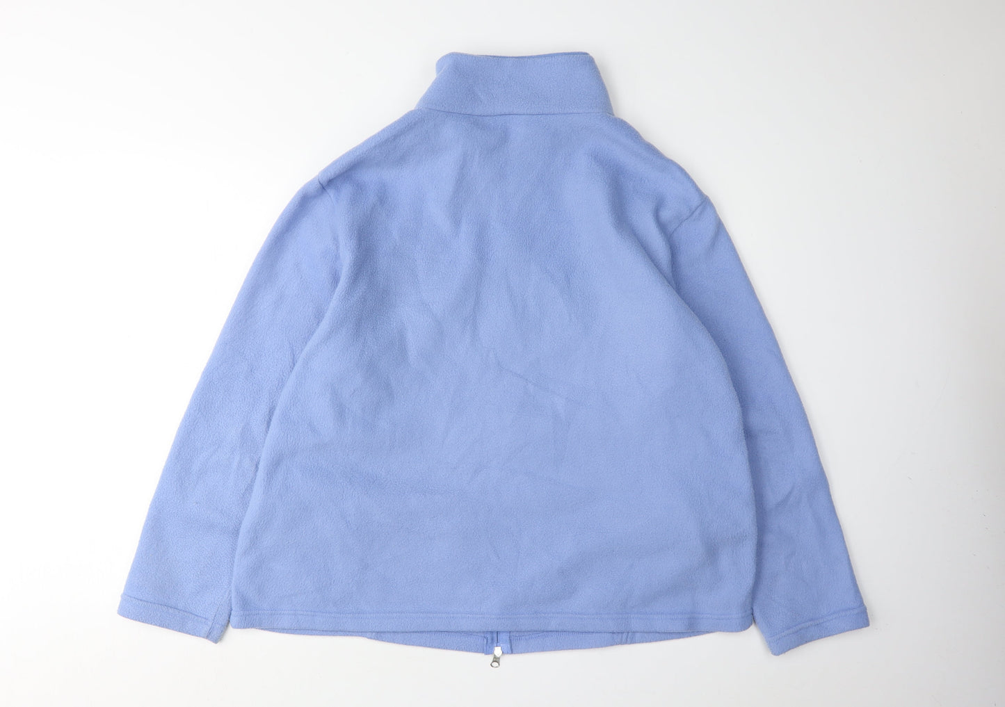 Womens UK Size L Anne De Lancay Blue Basic Jacket
