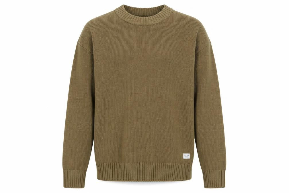 Mens UK Size M JACK & JONES Brown Pullover Jumper