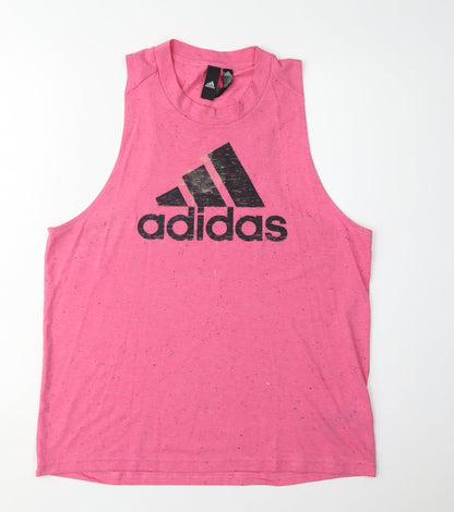 Adidas Women's Pink Sleeveless Tank Top Size 16-18