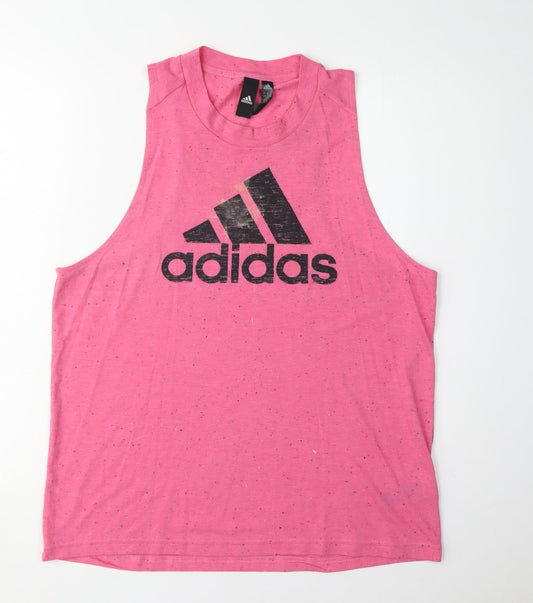 Adidas Women's Pink Sleeveless Tank Top Size 16-18