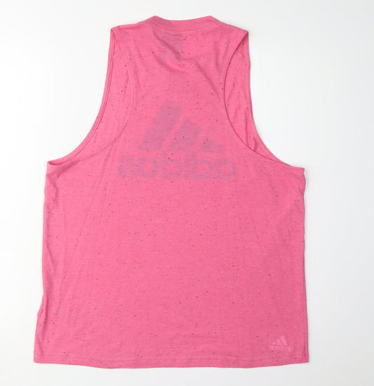 Adidas Women's Pink Sleeveless Tank Top Size 16-18