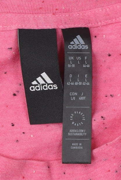 Adidas Women's Pink Sleeveless Tank Top Size 16-18