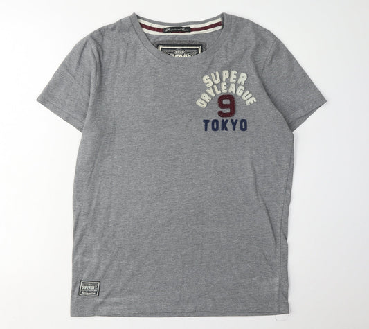 Superdry Men's Grey L Graphic Print T-Shirt