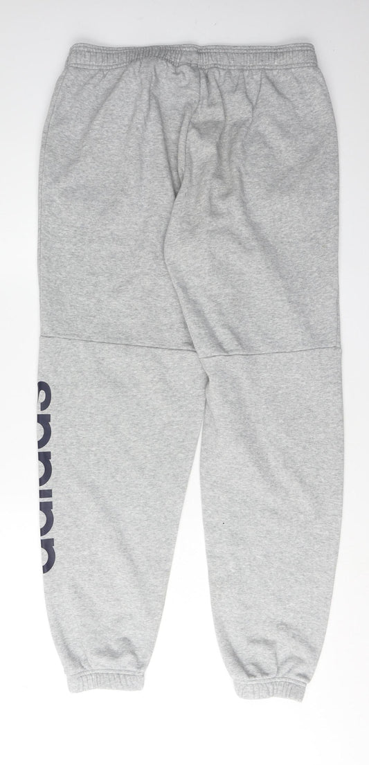 Adidas Men's Grey Sweatpants L - Casual Comfort Trousers