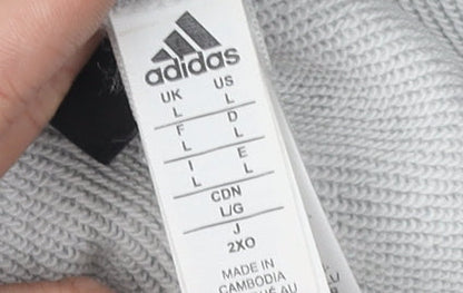 Adidas Men's Grey Sweatpants L - Casual Comfort Trousers