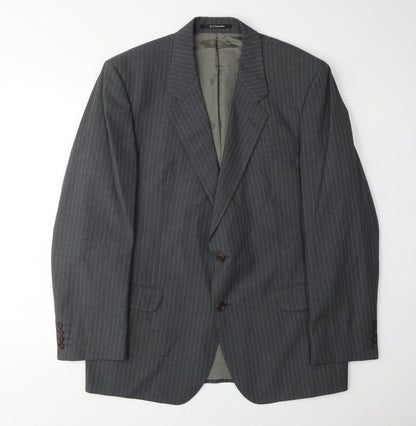 Mens UK Size 44 DAKS Regular Grey Suit Jacket