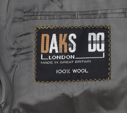 Mens UK Size 44 DAKS Regular Grey Suit Jacket