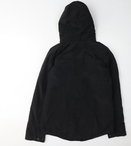 Fat Face Girls Black Hooded Jacket 12-13 Years