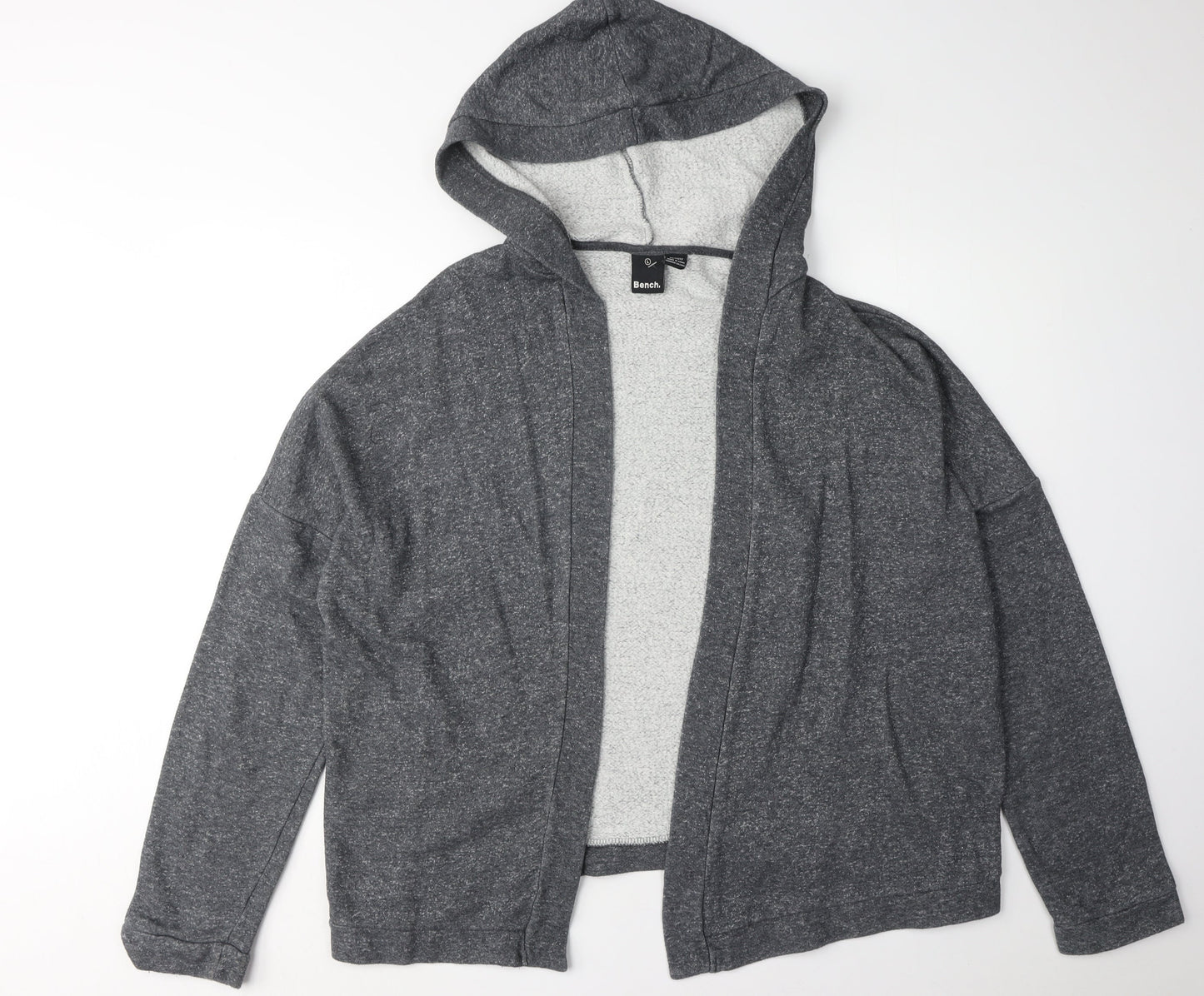 Womens UK Size L Bench Grey Cardigan Jumper
