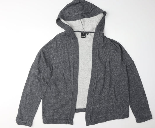 Bench Women's hooded cardigan size L Grey