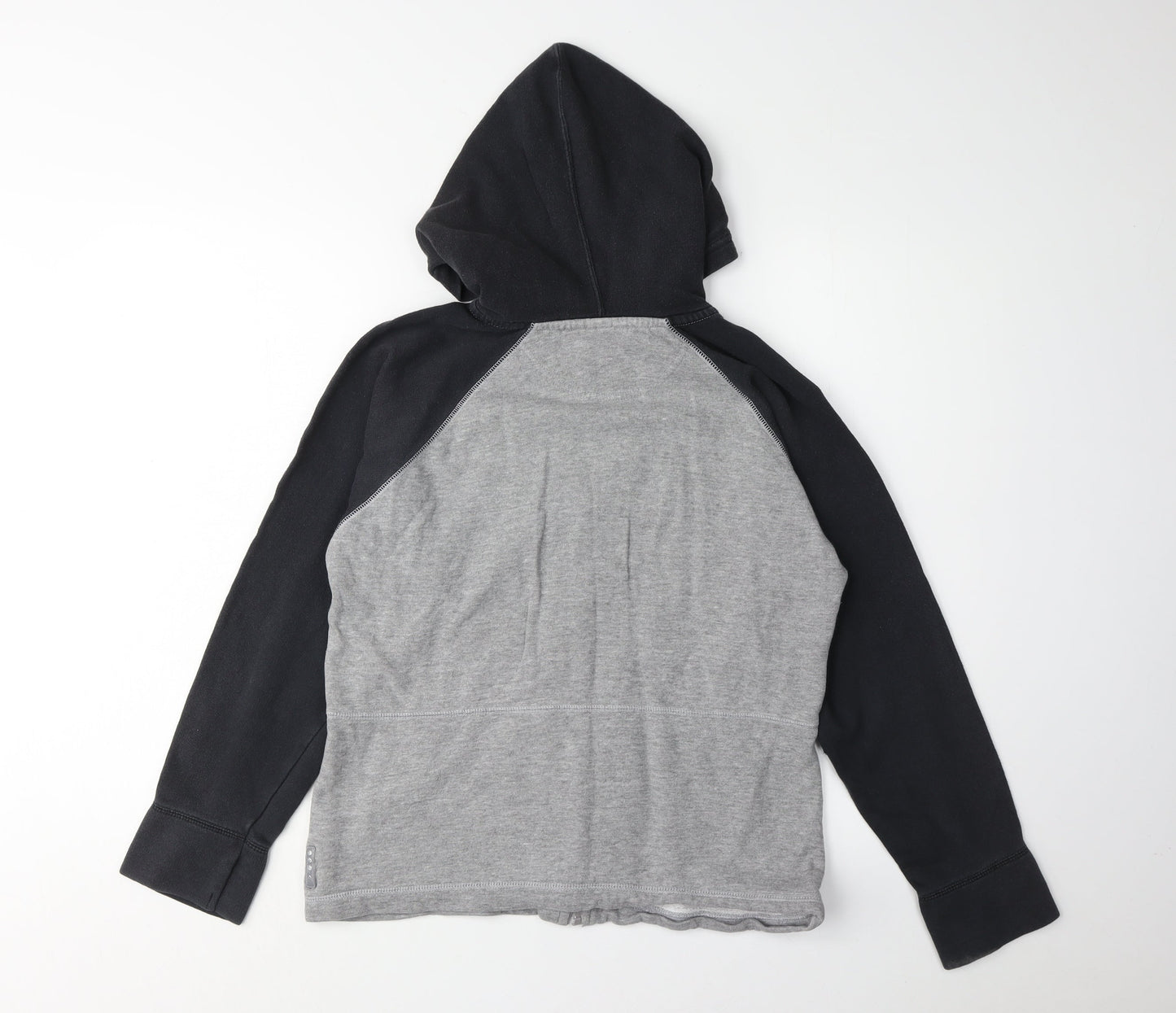 Head Unisex Hoodie Grey Black Full Zip Logo Sports