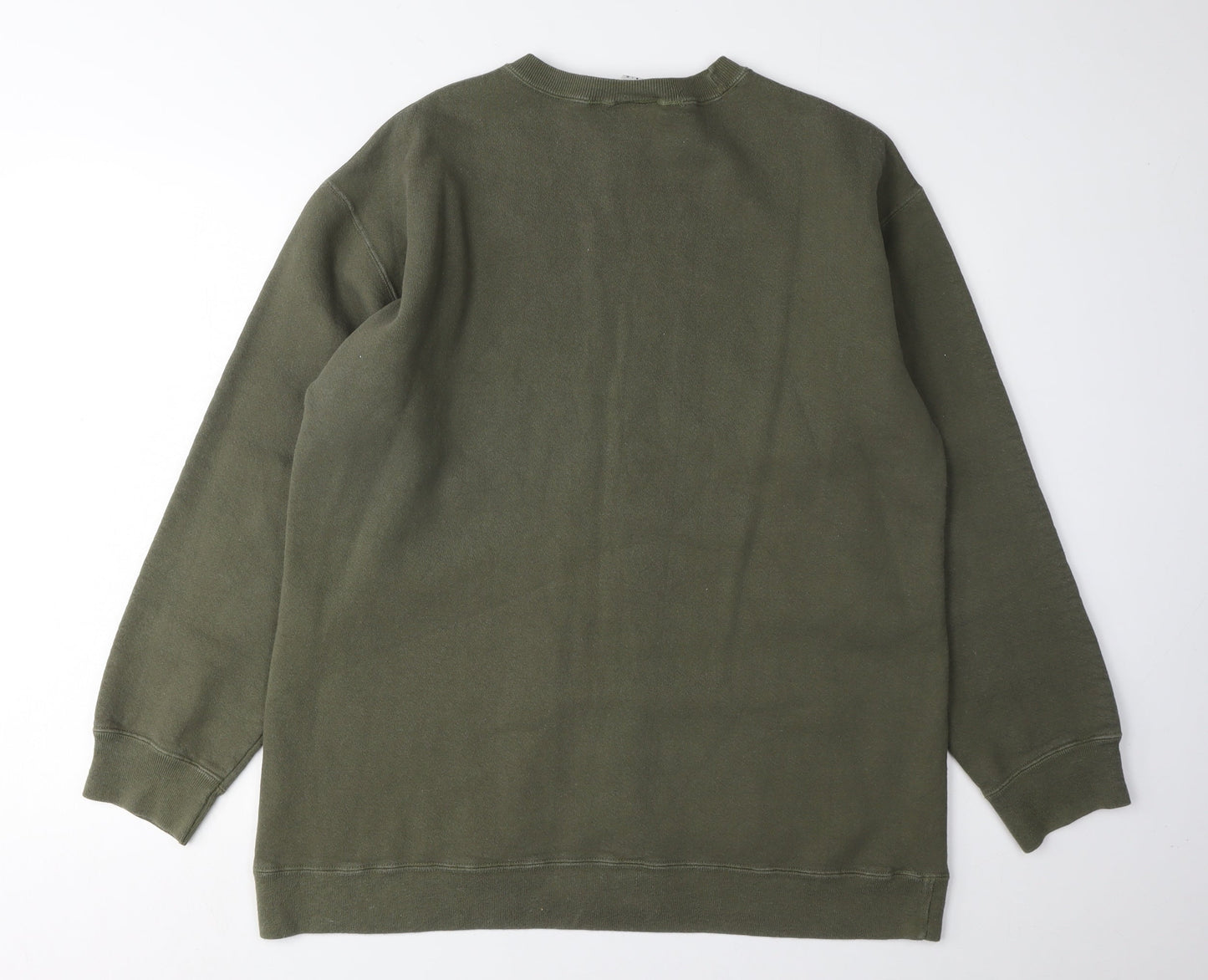 Mens UK Size One Size DKNY Green Pullover Sweatshirt