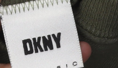 Mens UK Size One Size DKNY Green Pullover Sweatshirt