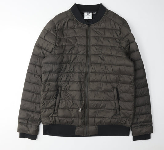 Mens UK Size M TOG24 Black Puffer Jacket