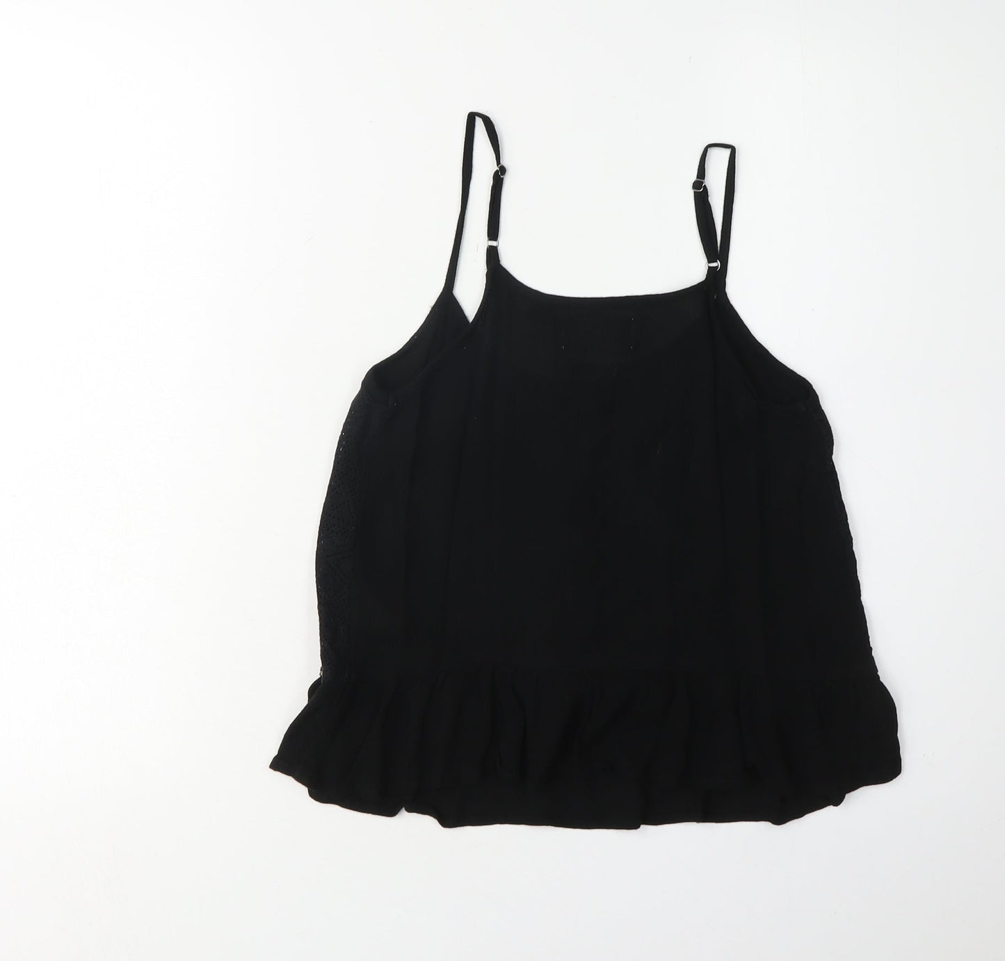 Womens UK Size XS Superdry Black Camisole Tank