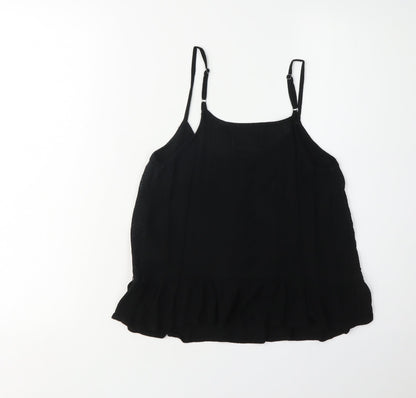 Womens UK Size XS Superdry Black Camisole Tank