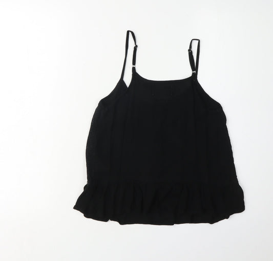 Womens UK Size XS Superdry Black Camisole Tank