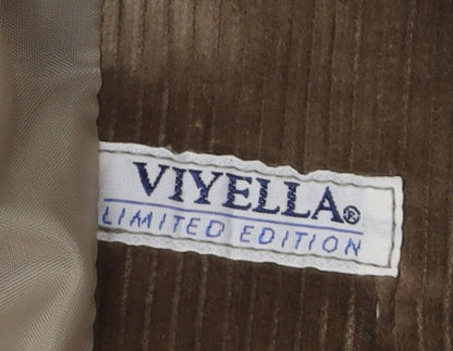 Viyella Women's Brown Corduroy Blazer, Size 14