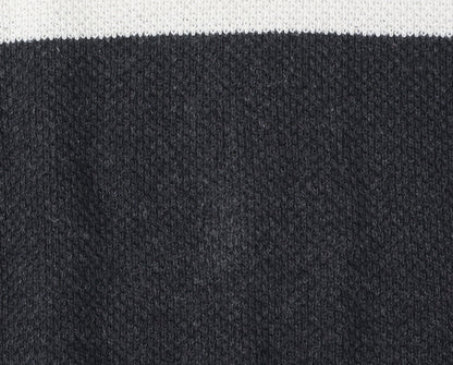 Tokyo Laundry Men's Black Striped Pullover Jumper L