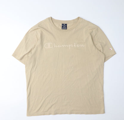 Mens UK Size L Champion Beige  T-Shirt