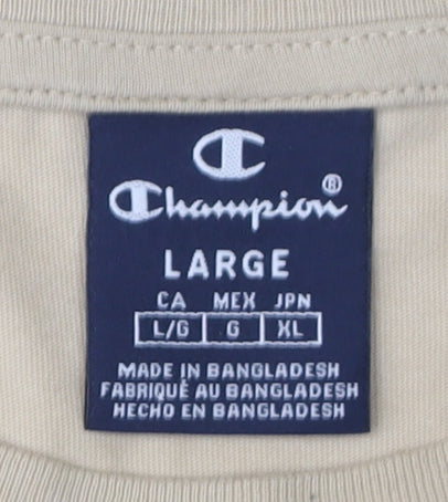 Mens UK Size L Champion Beige  T-Shirt