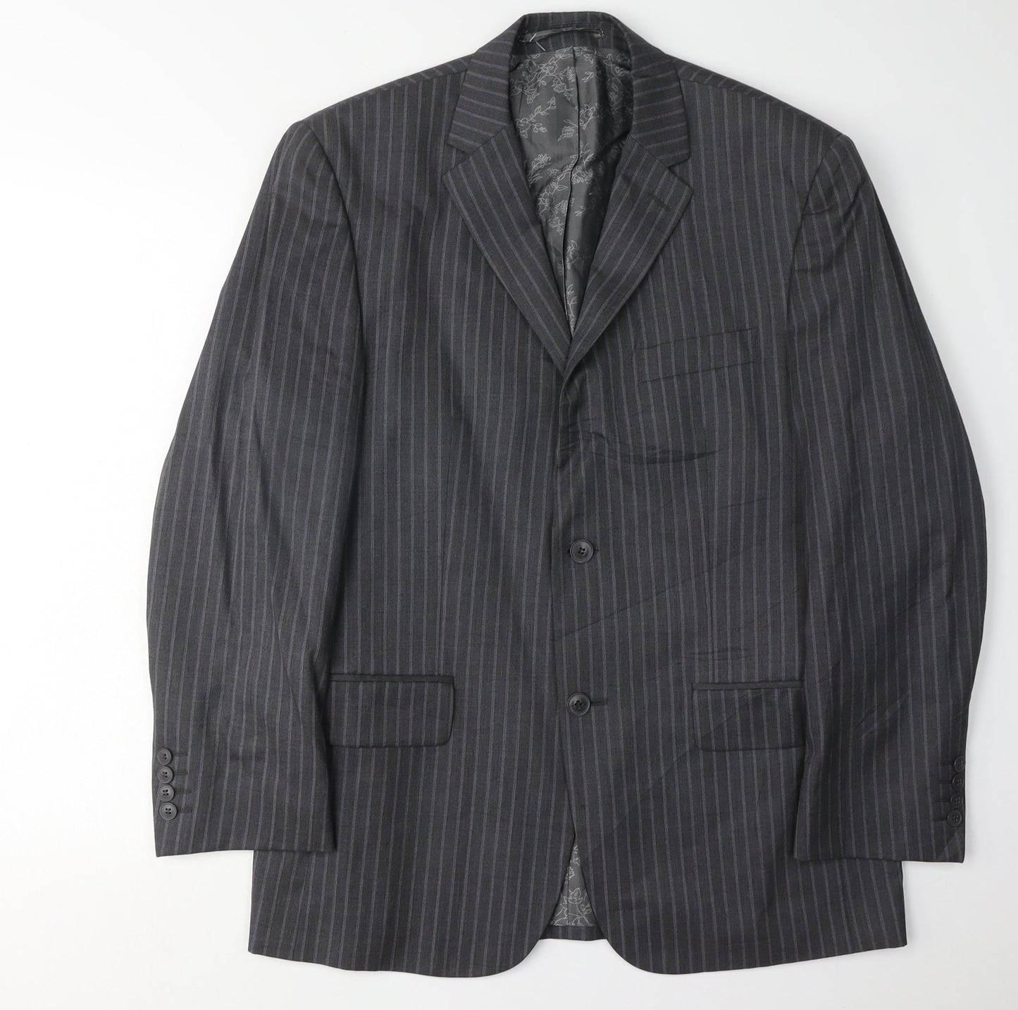 Mens UK Size 40 Pierre Cardin Regular Grey Suit Jacket