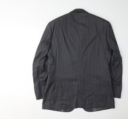 Mens UK Size 40 Pierre Cardin Regular Grey Suit Jacket
