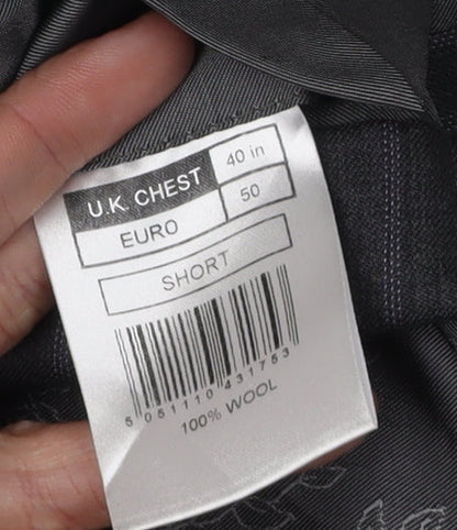 Mens UK Size 40 Pierre Cardin Regular Grey Suit Jacket