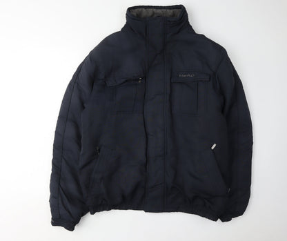Mens UK Size XL HEAD Blue Puffer Jacket