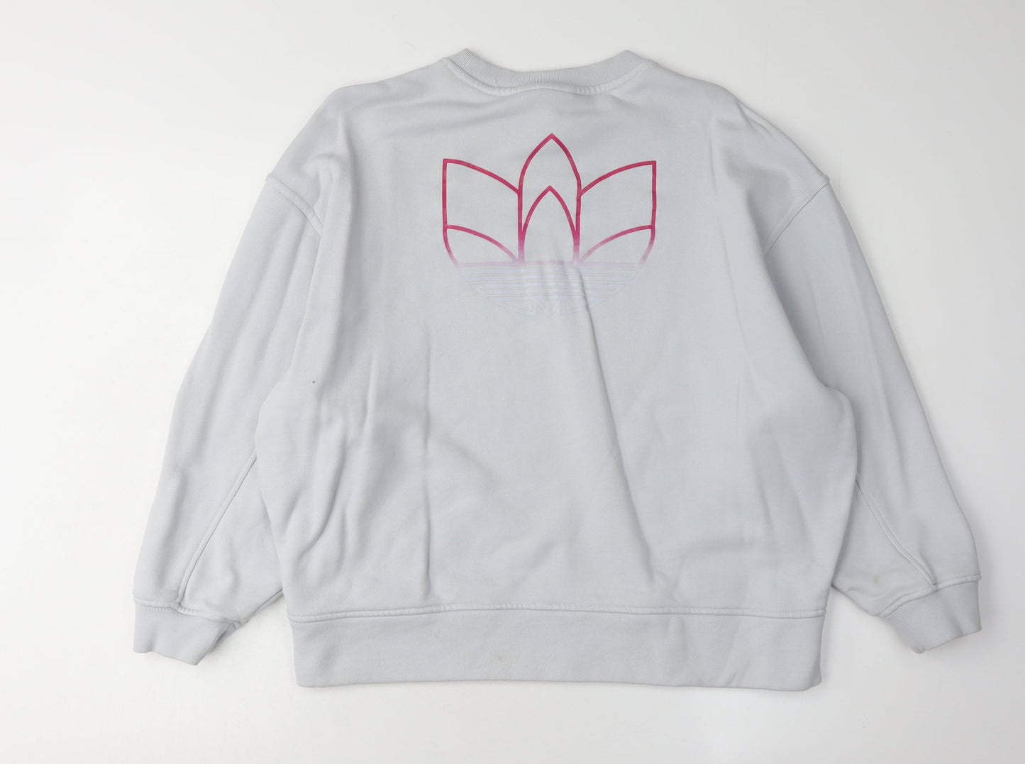 Adidas Women's White Pullover Sweatshirt Size 8