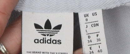 Adidas Women's White Pullover Sweatshirt Size 8