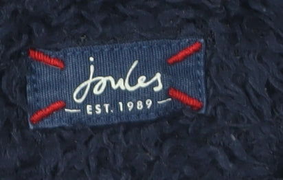 Joules Boys Blue Striped Fleece Sweatshirt 5-6 Years