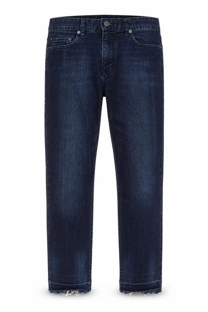 Mens UK Size 32 Calvin Klein Slim Fit Straight Blue Jeans