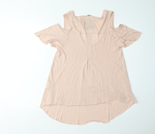 Womens UK Size XS Superdry Pink Tunic T-Shirt