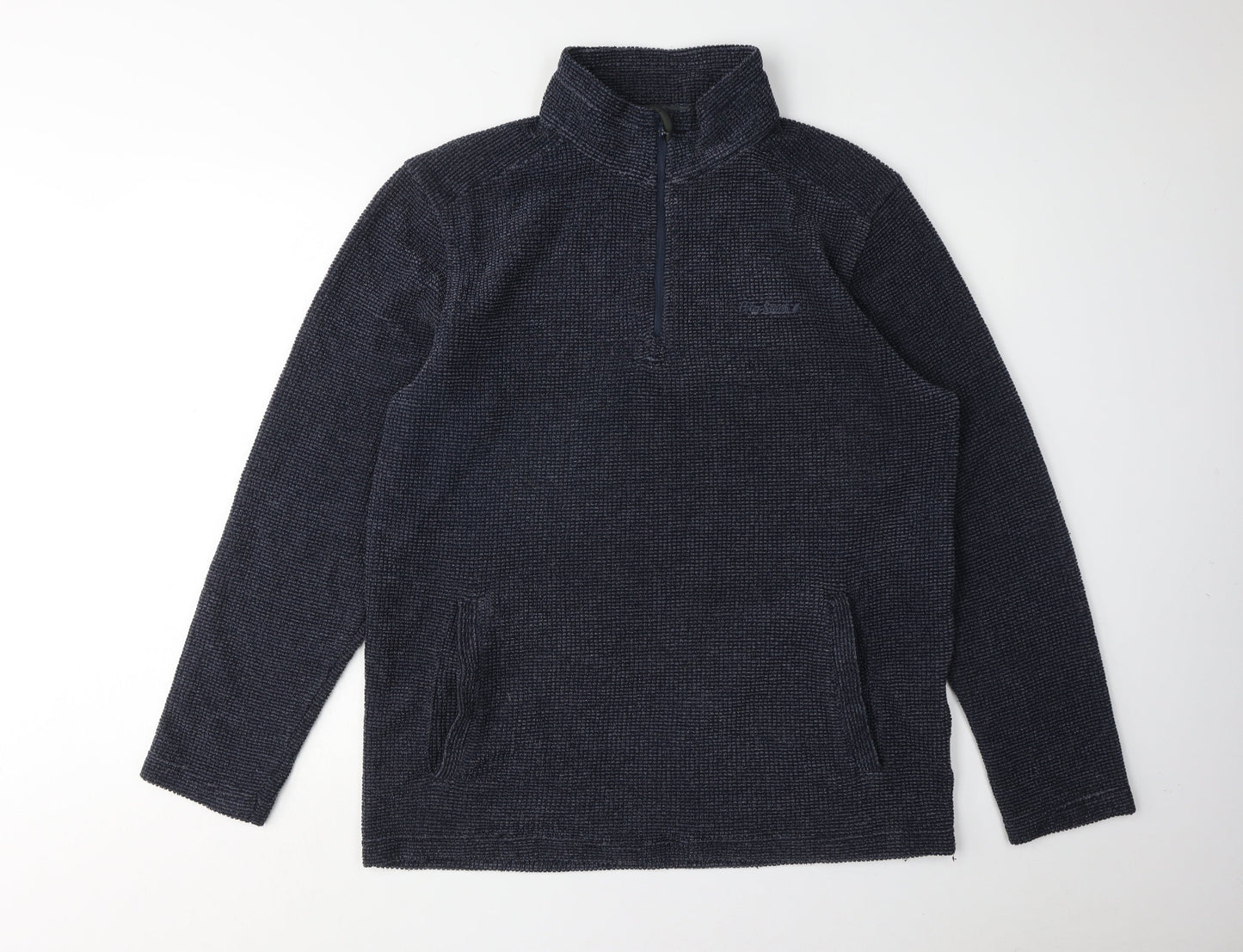 Mens UK Size M Peter Storm Blue 1/2 Zip Sweatshirt