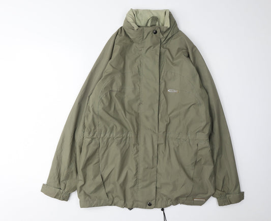 Gelert Women's Green Waterproof Rain Coat Size 10