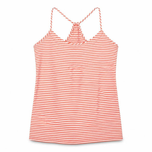 Reiss Women’s Red Striped Cotton Halter Tank Top M