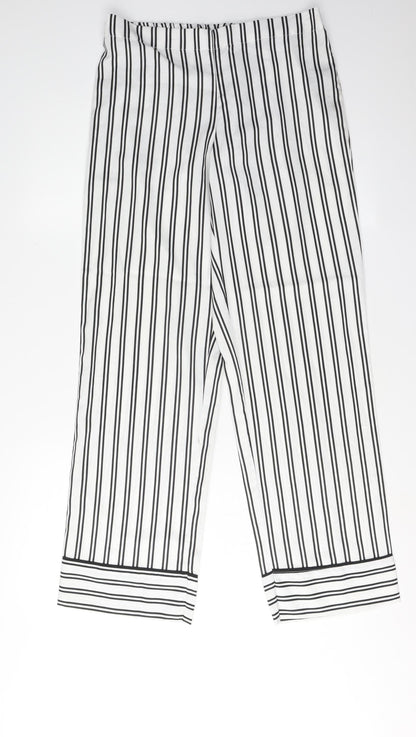 Womens UK Size 8 Jasper Conran  Cropped White Trousers