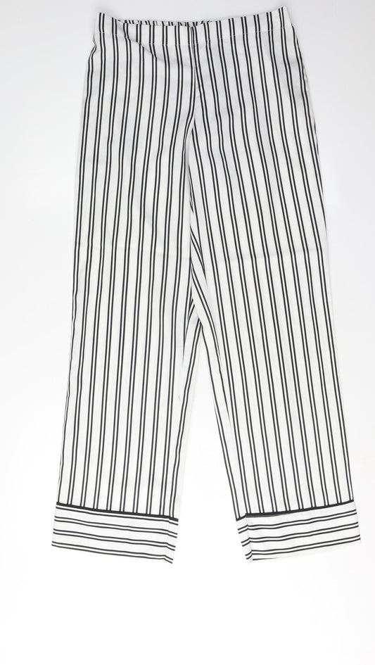 Womens UK Size 8 Jasper Conran  Cropped White Trousers