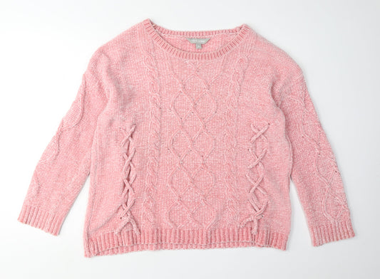 Womens UK Size M Tokyo Laundry Pink Pullover Jumper