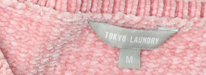 Womens UK Size M Tokyo Laundry Pink Pullover Jumper