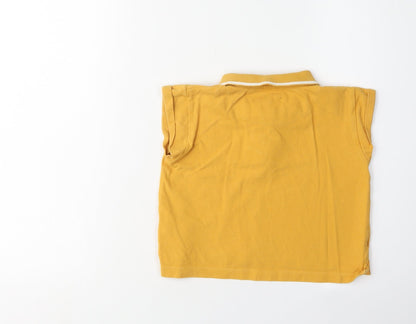 SoulCal & Co Girls Yellow Polo Shirt, 9-10 Years, Sleeveless