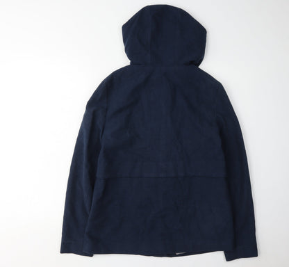 Womens UK Size 8 White Stuff Blue Anorak Coat