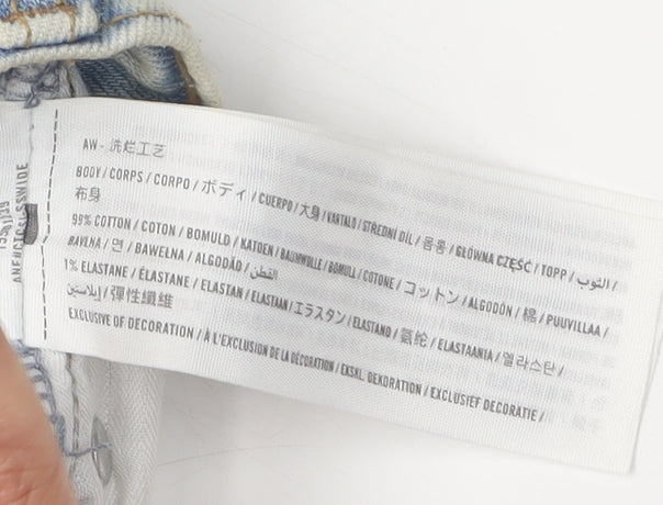 Abercrombie & Fitch Blue Women's 90s Straight Jeans Size 12