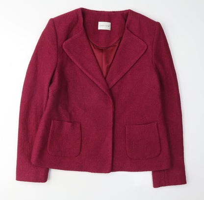 Eastex Women's Red Blazer Size 12 Classic Fit