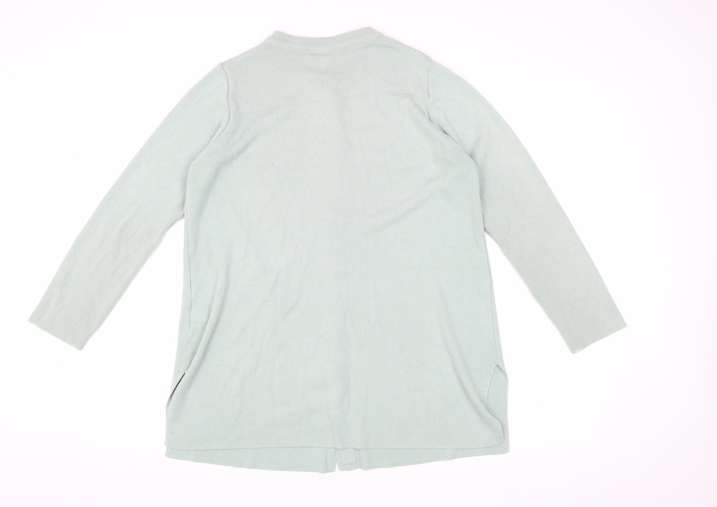 Womens UK Size 12 Marks and Spencer Green Cardigan Jumper