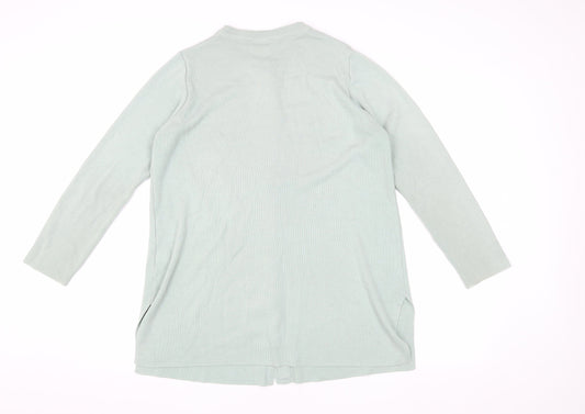 Womens UK Size 12 Marks and Spencer Green Cardigan Jumper
